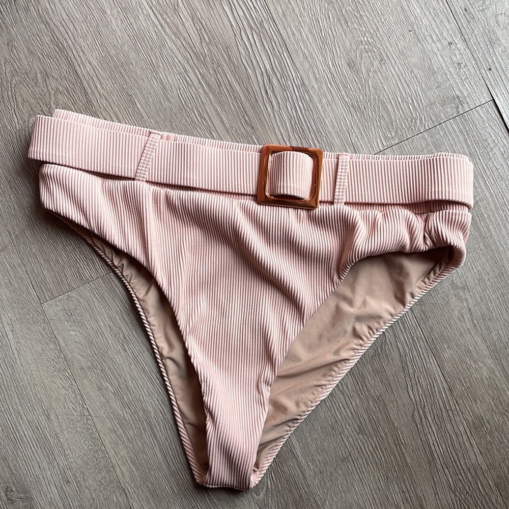 New Fashion Nova ribbed high waist high cut bikini bottoms 14